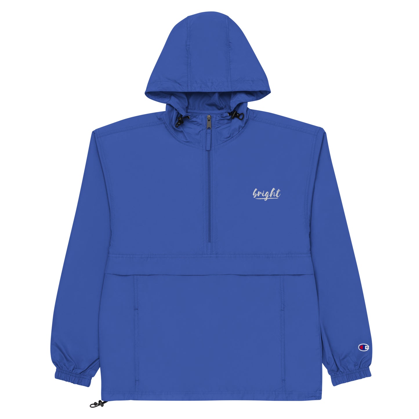 BRIGHT| Embroidered Windbreaker