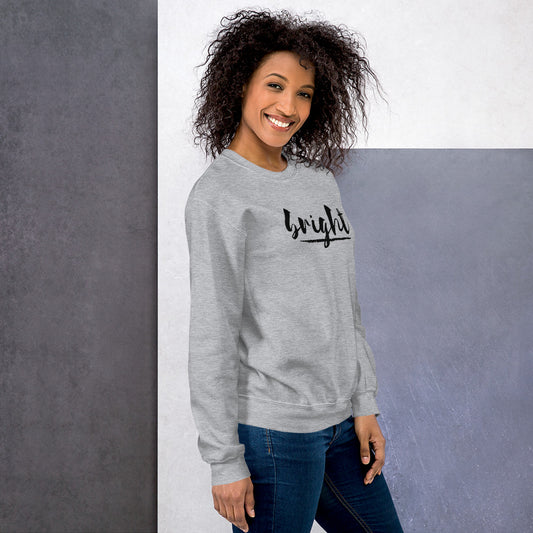 BRIGHT| Black Logo Sweatshirt