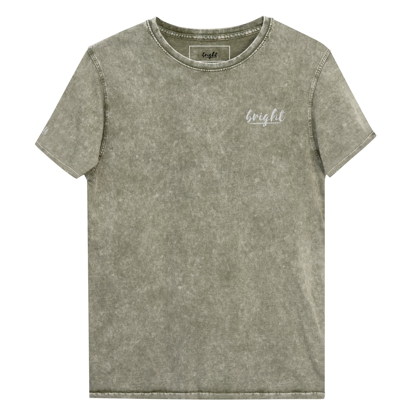 BRIGHT| Denim Stonewashed Tees