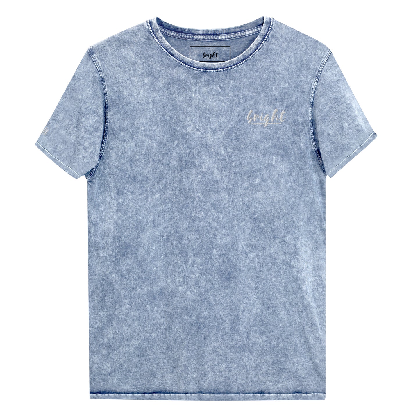 BRIGHT| Denim Stonewashed Tees