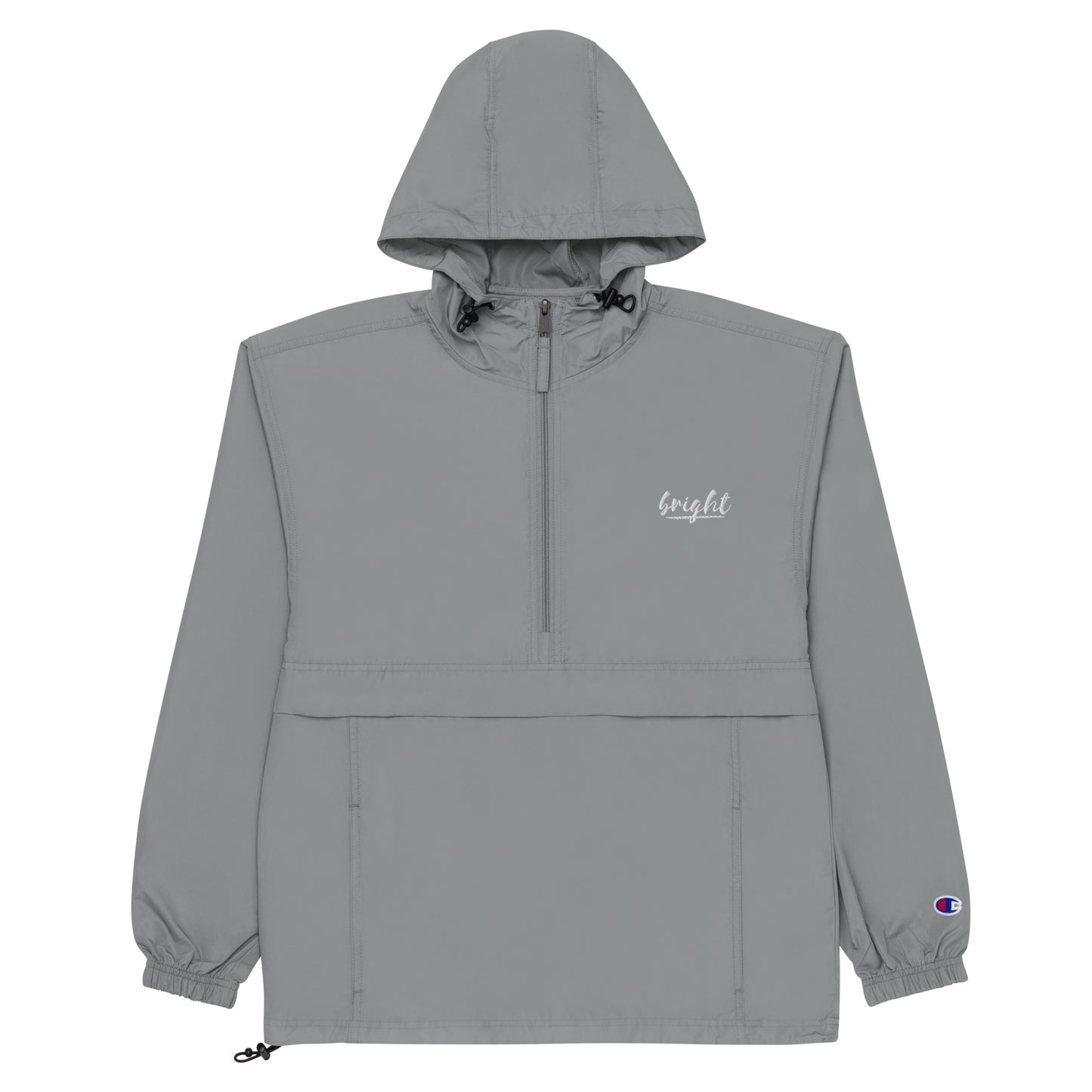 BRIGHT| Embroidered Windbreaker