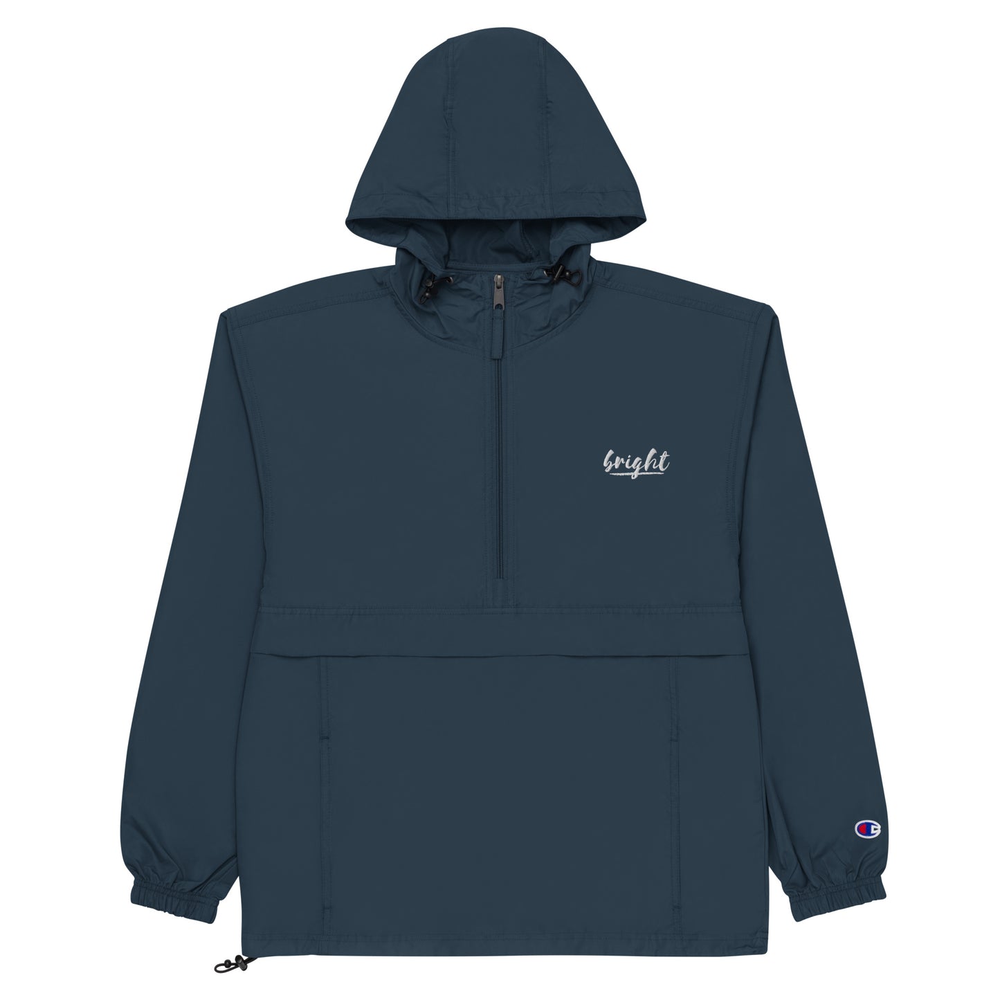 BRIGHT| Embroidered Windbreaker