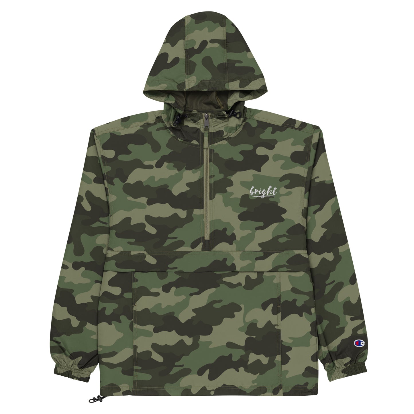 BRIGHT| Embroidered Windbreaker