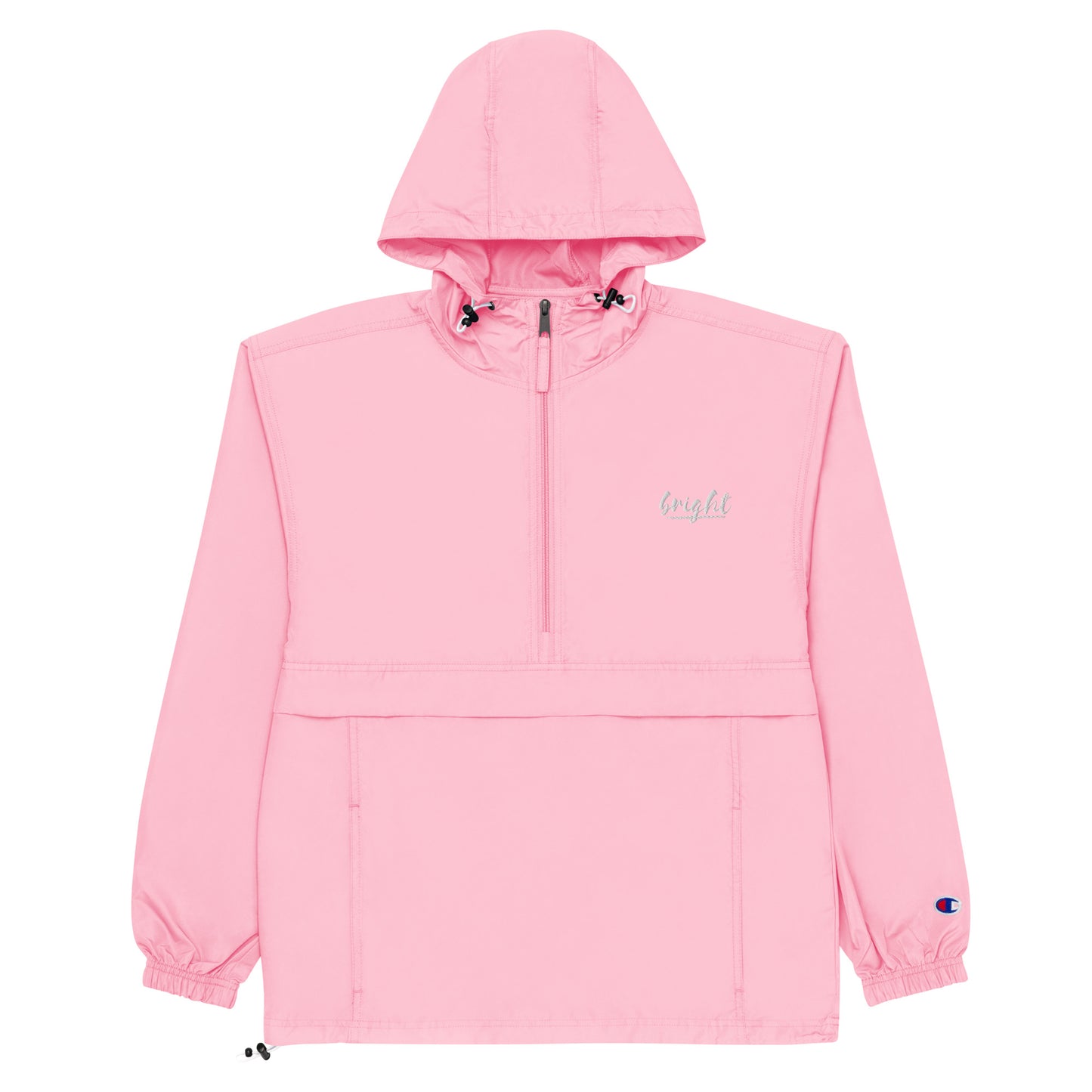 BRIGHT| Embroidered Windbreaker