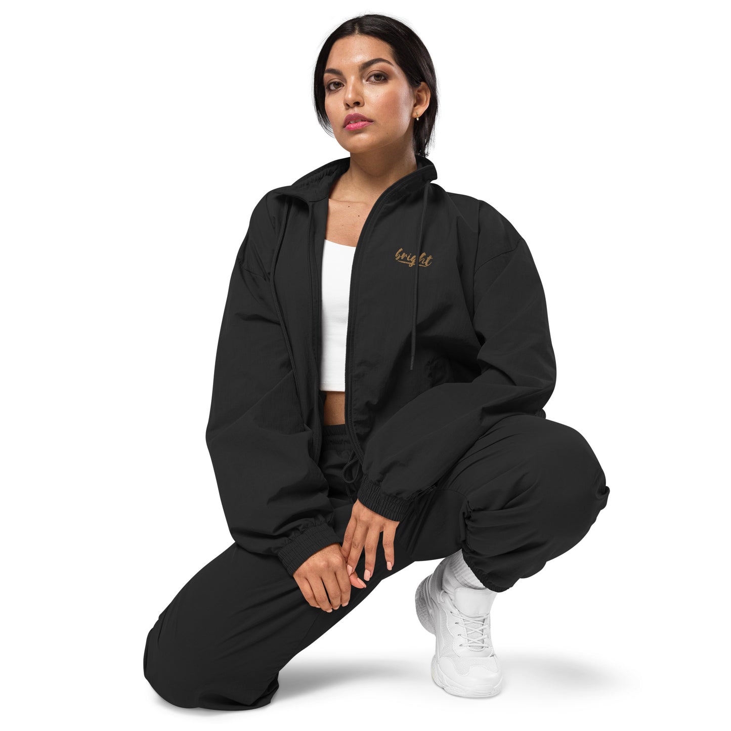 BRIGHT| Tracksuit Jacket Gold Logo