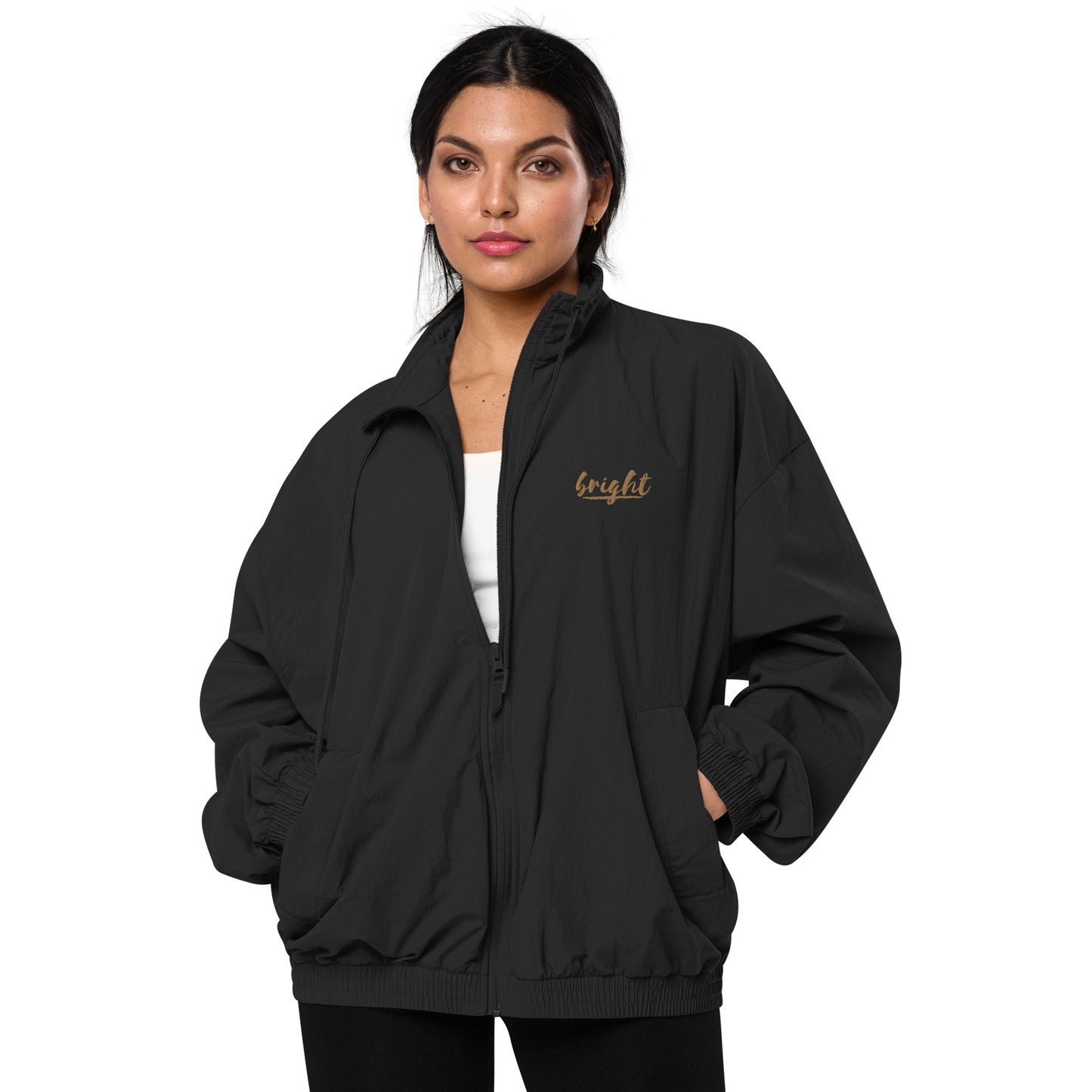 BRIGHT| Tracksuit Jacket Gold Logo