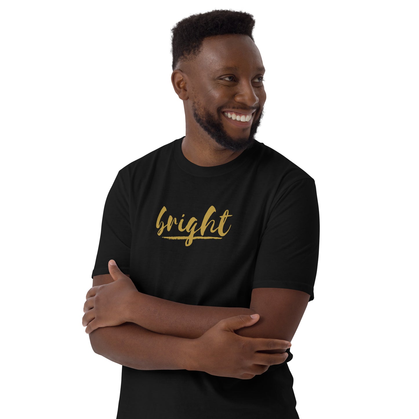 BRIGHT| Gold Logo Tee