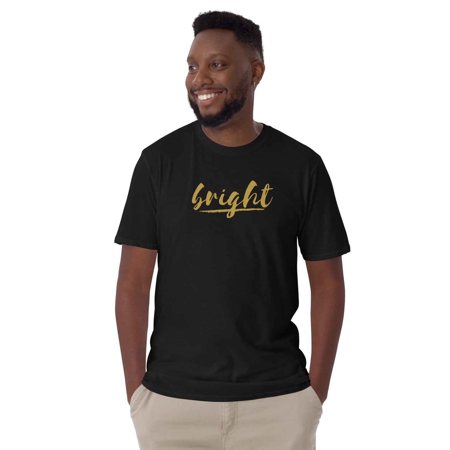 BRIGHT| Gold Logo Tee