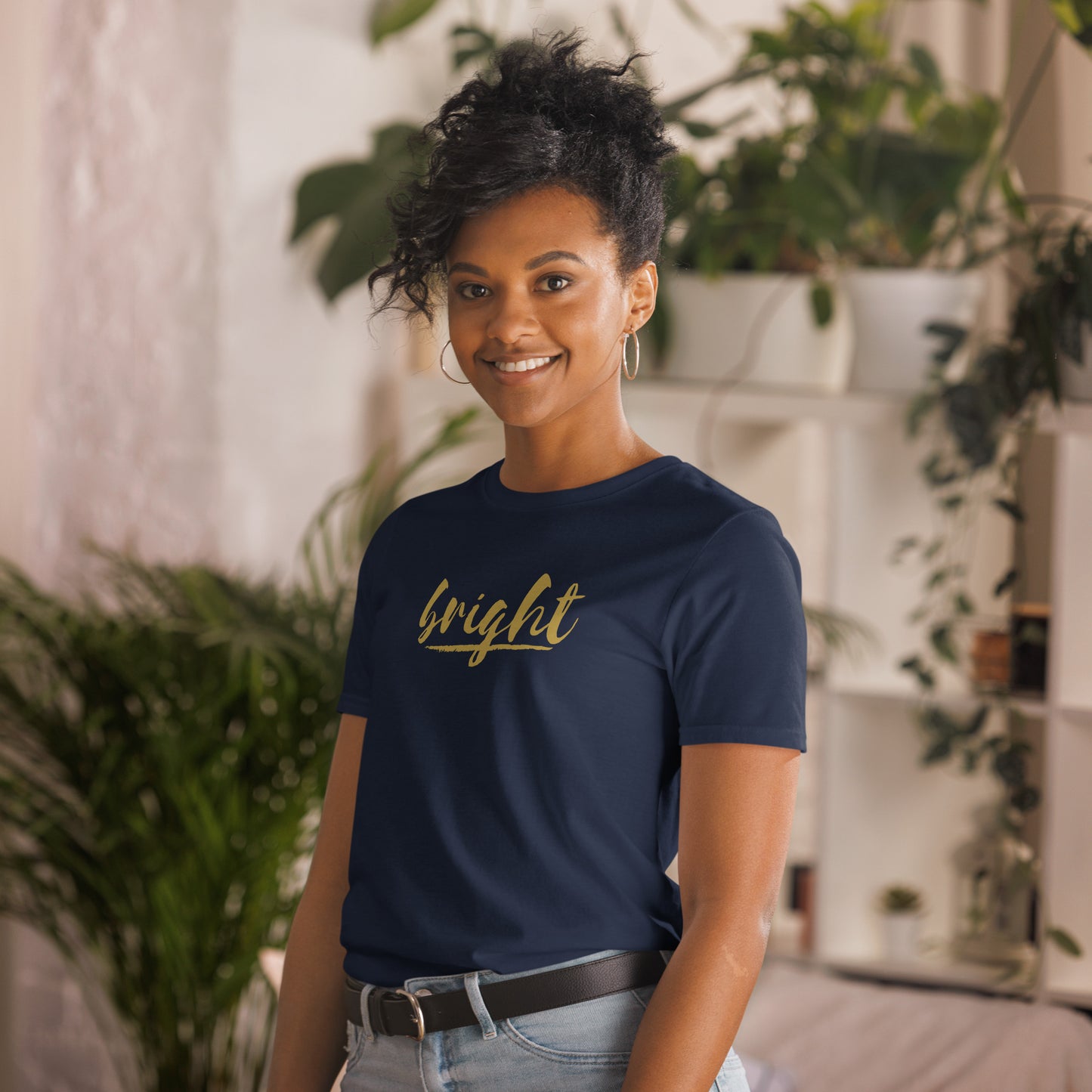 BRIGHT| Gold Logo Tee