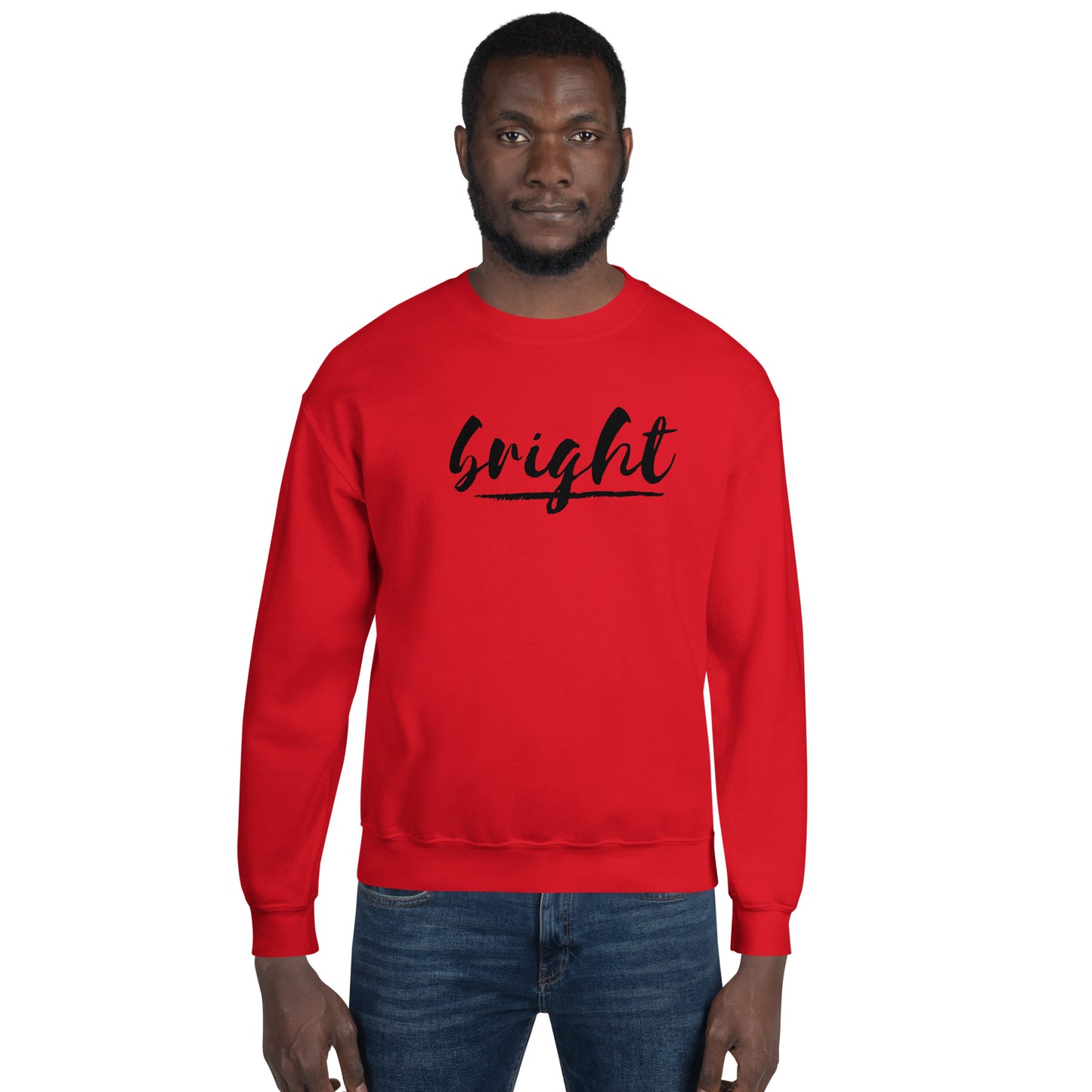 BRIGHT| Black Logo Sweatshirt