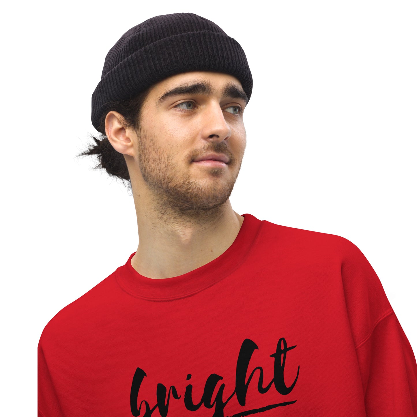 BRIGHT| Black Logo Sweatshirt