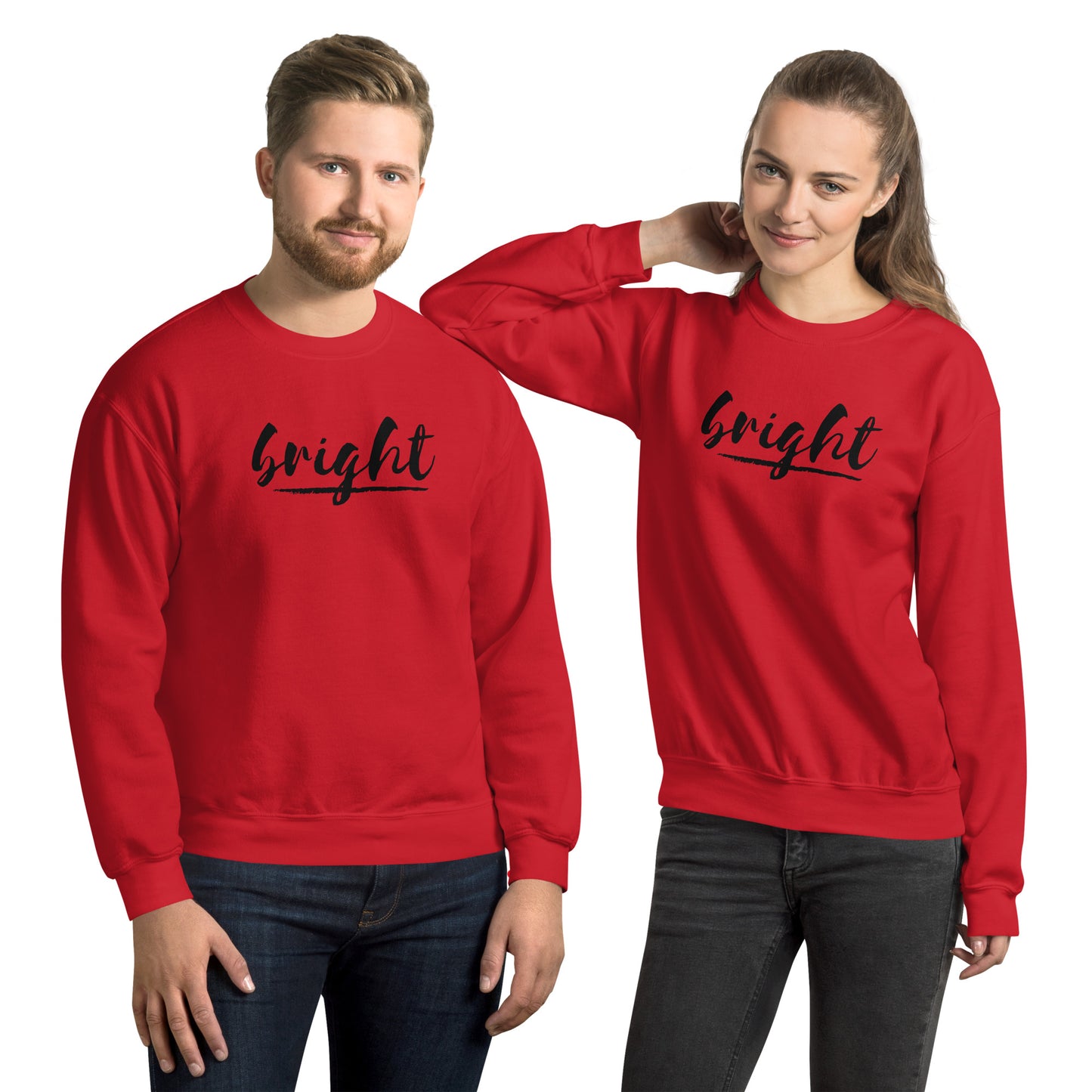 BRIGHT| Black Logo Sweatshirt