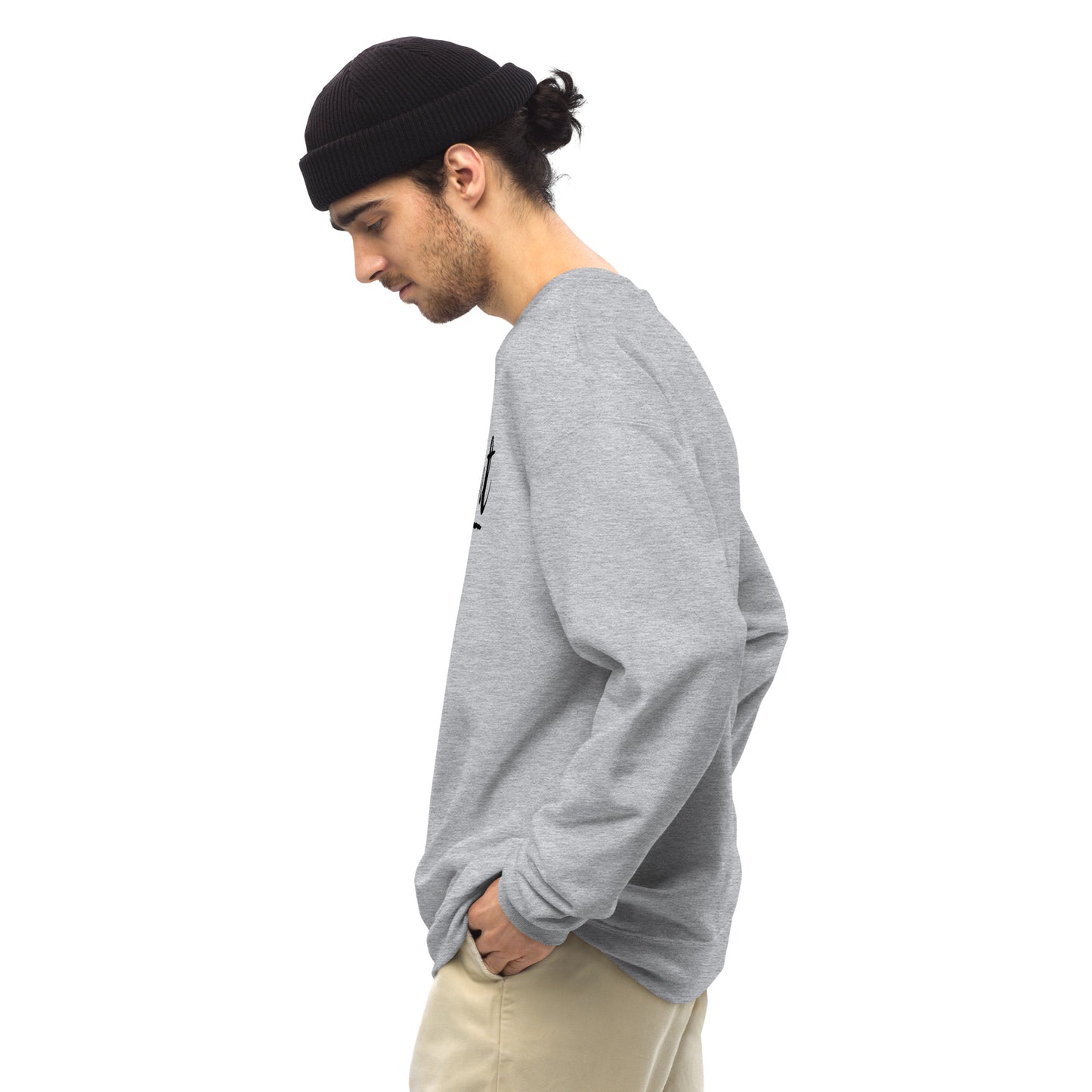 BRIGHT| Black Logo Sweatshirt