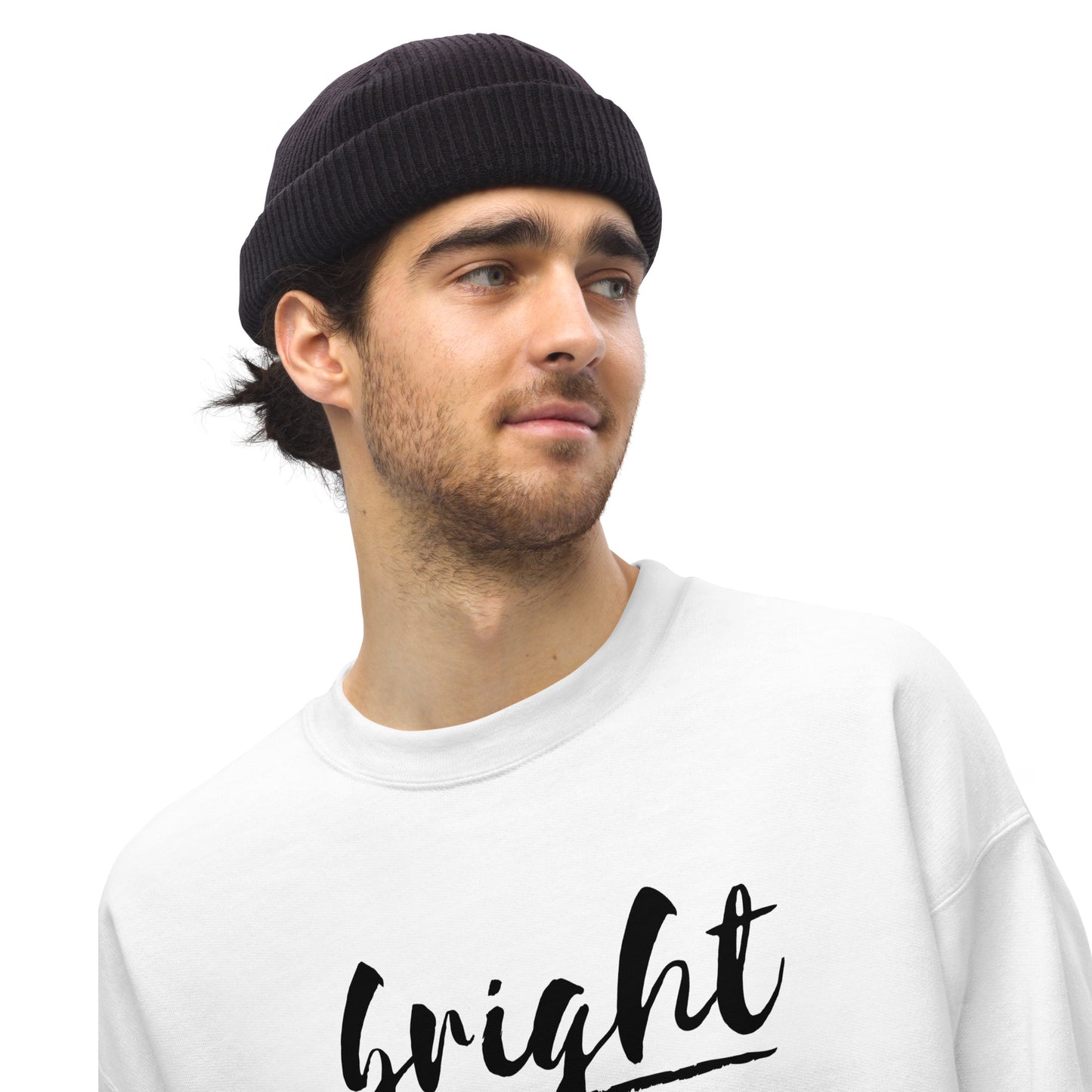 BRIGHT| Black Logo Sweatshirt