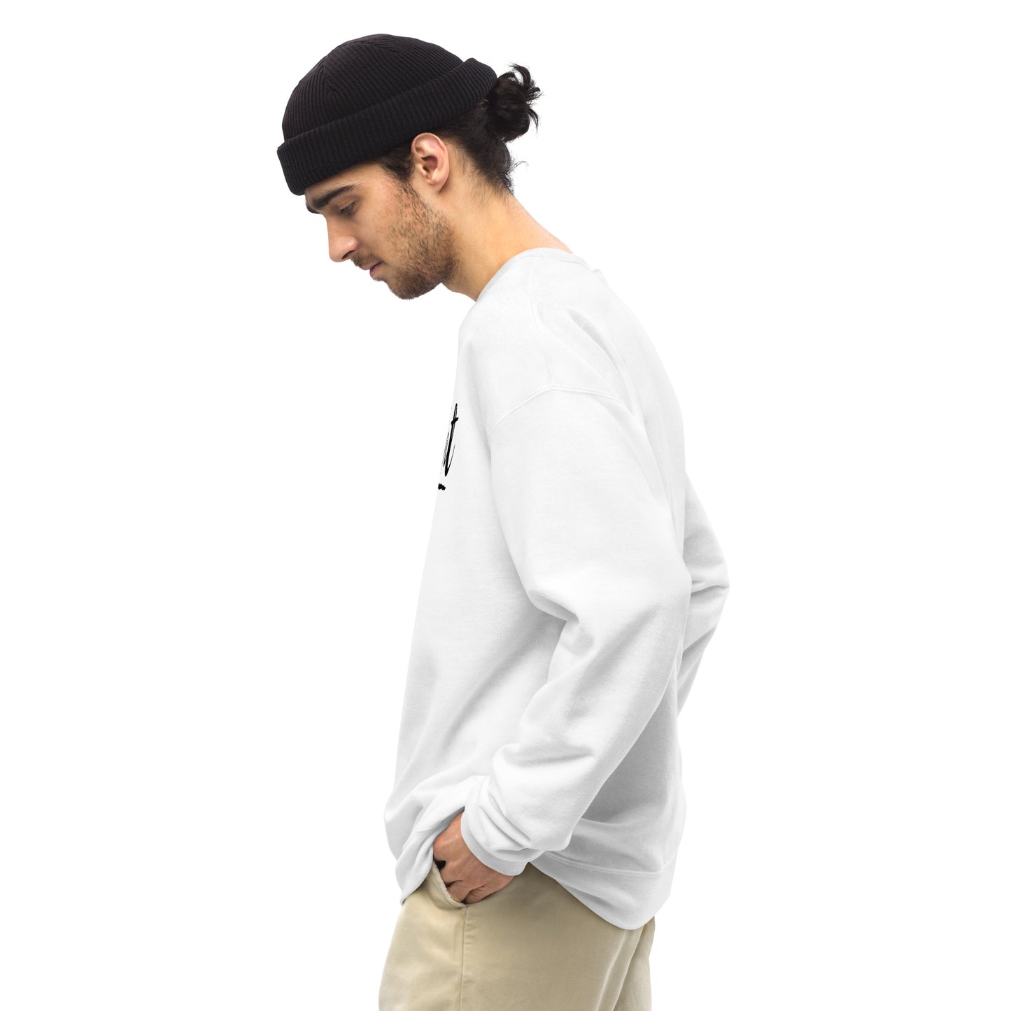 BRIGHT| Black Logo Sweatshirt