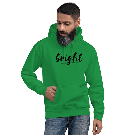 BRIGHT| BLACK LOGO HOODIE