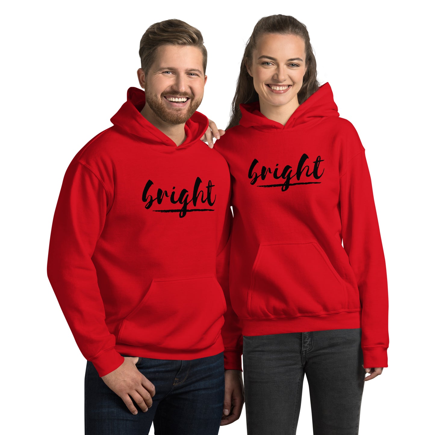 BRIGHT| BLACK LOGO HOODIE