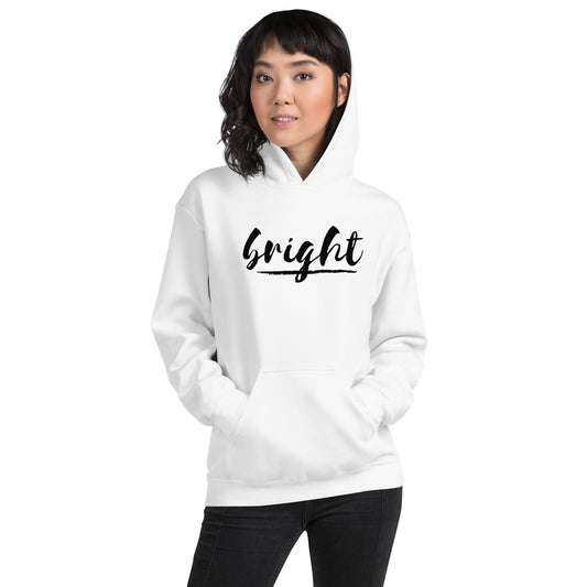 BRIGHT| BLACK LOGO HOODIE