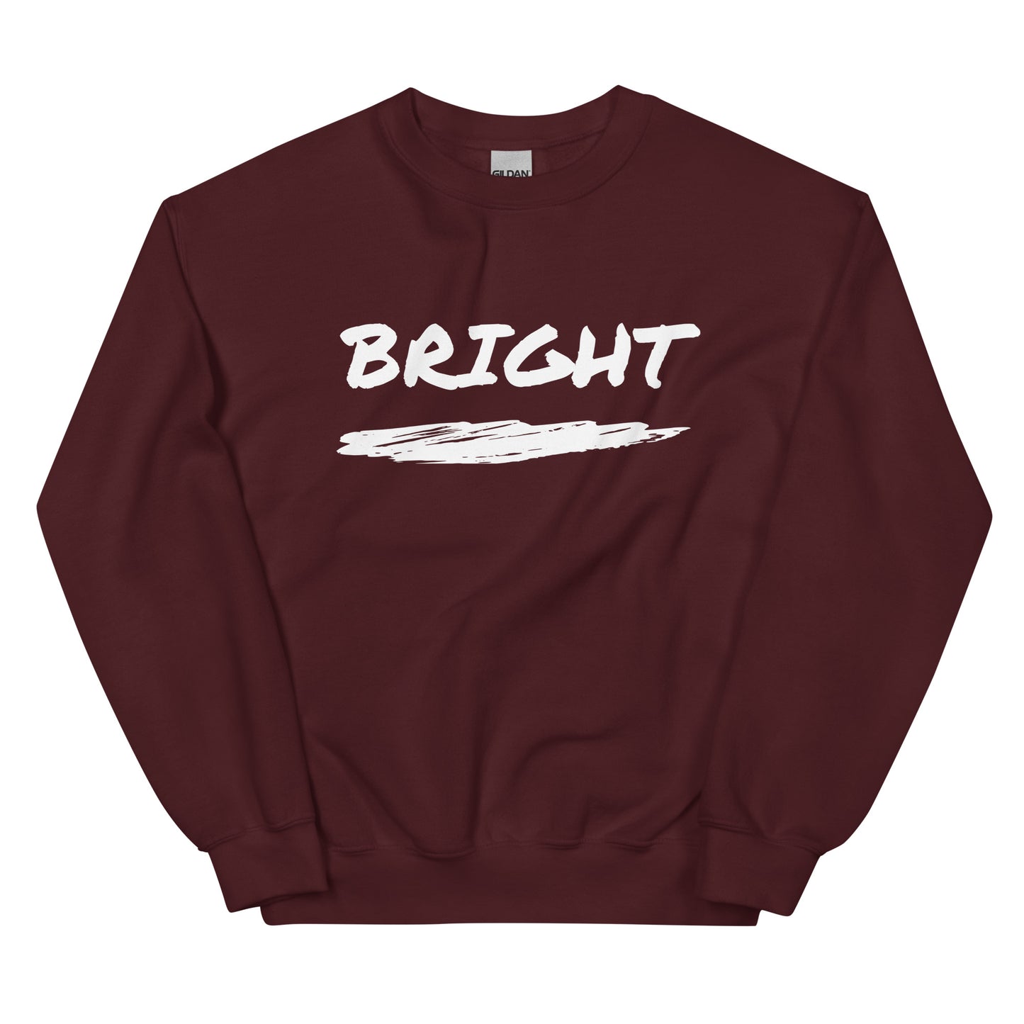 BRIGHT | Upper White Logo Sweatshirt