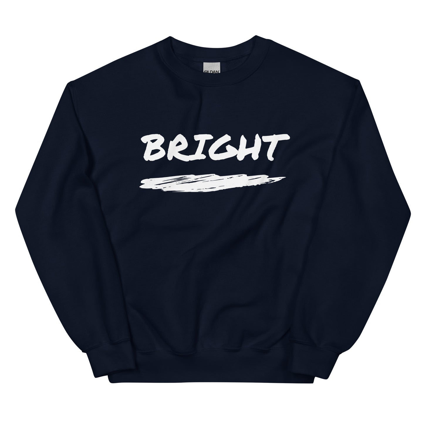 BRIGHT | Upper White Logo Sweatshirt